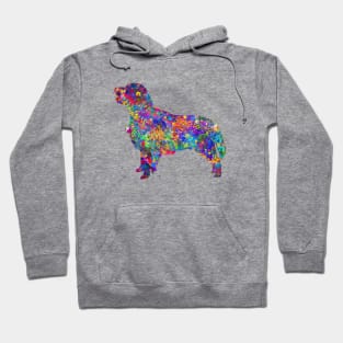 Golden Retriever dog watercolor Hoodie